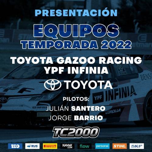 TOYOTA GAZOO RACING YPF INFINIA – TEMPORADA 2022